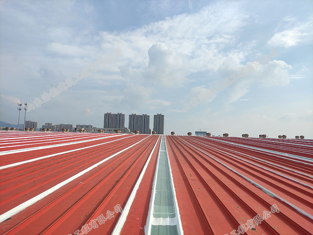 山東章丘鼓風(fēng)機(jī)股份有限公司（彩鋼瓦屋面防水、防腐）